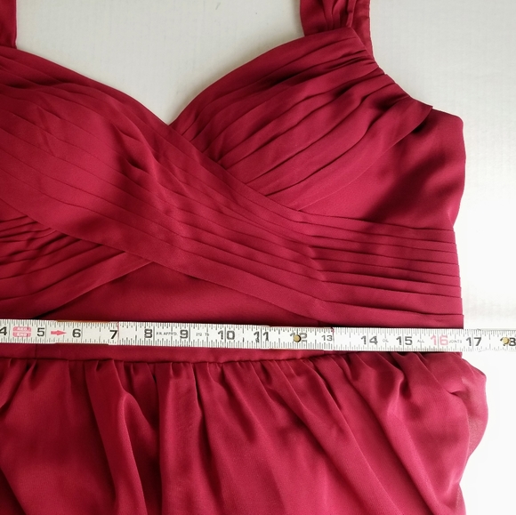 AZAZIE Violet Red Special Occasion Prom Formal Long Matte Flowing Maxi Dress XL - Picture 6 of 13